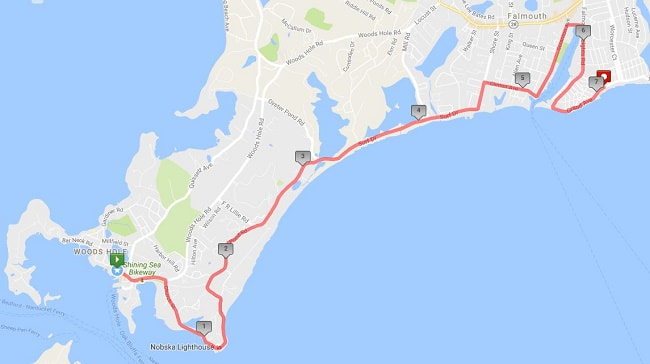 Road Race Route Map